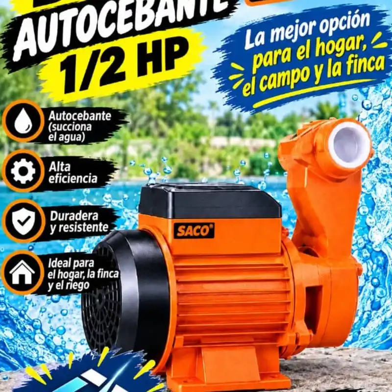Bomba autocebante Saco 1/2HP