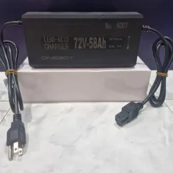 Cargador de triciclo para baterías de gel y plomo ácido de 72V-58Ah
