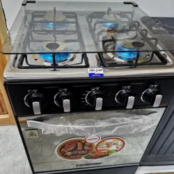 Cocina de gas con horno, sin magneto (con detalles)