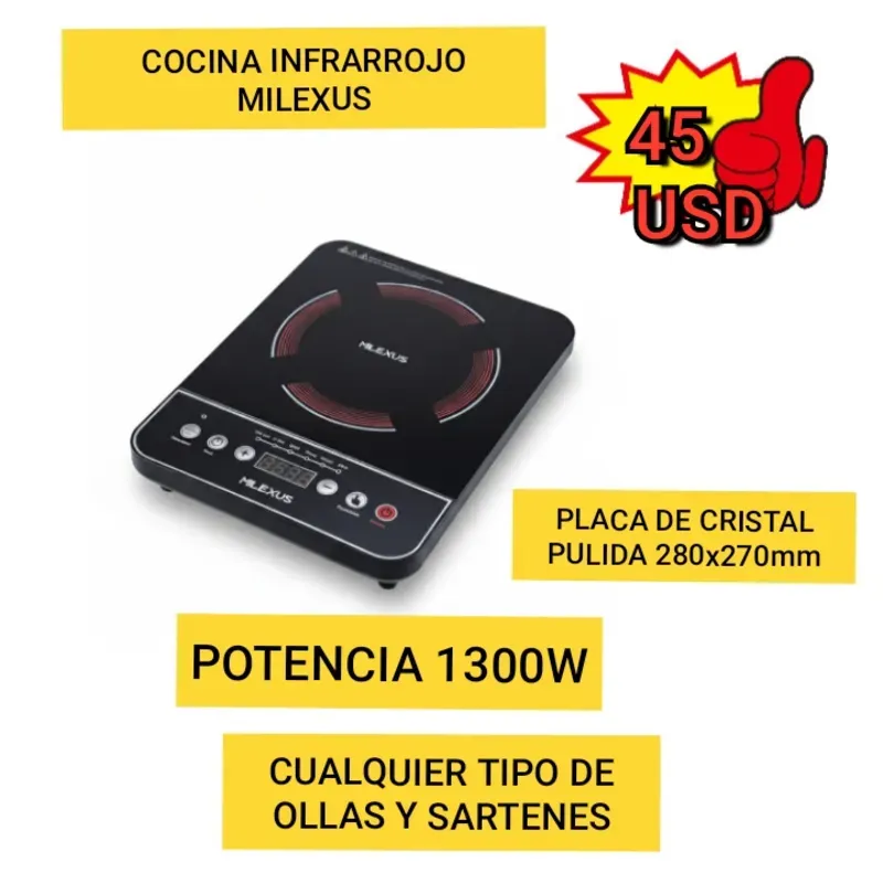 COCINA DE INFRARROJO MILEXUS 45 USD