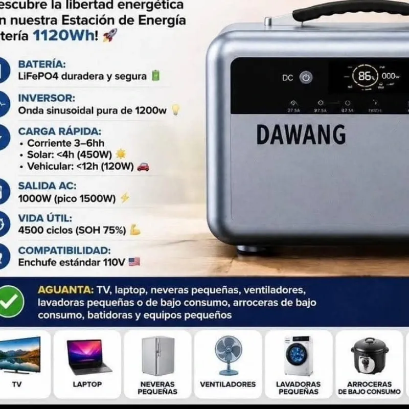 ESTACION DE CARGA DAWANG 1024WH