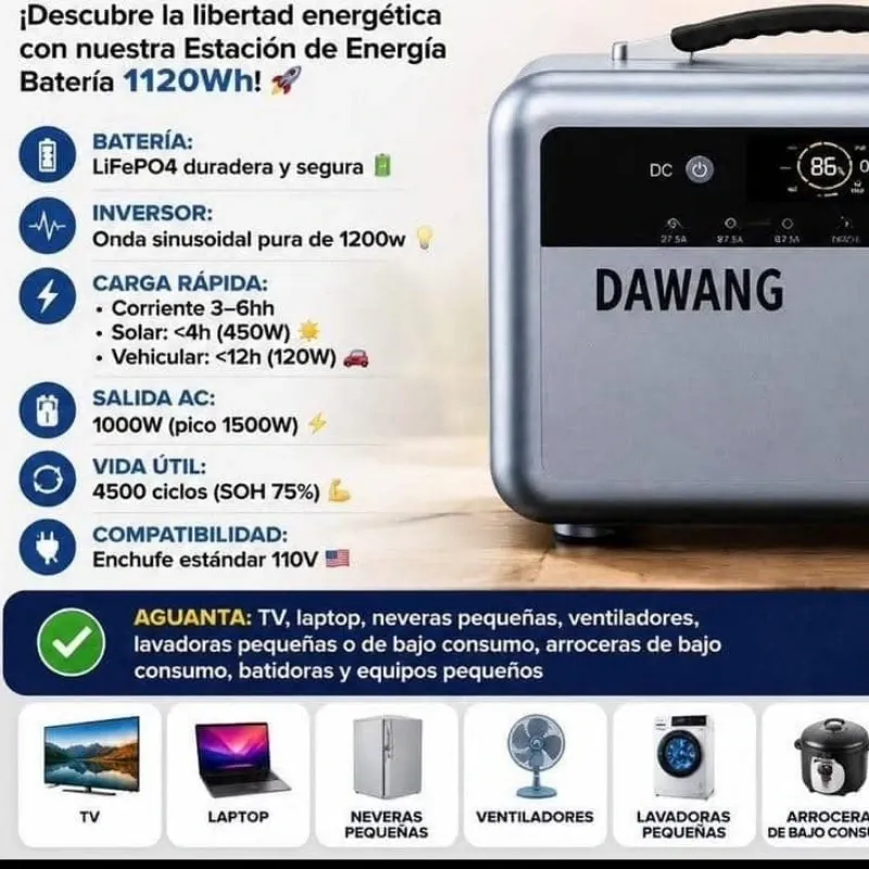 ESTACION DE CARGA DAWANG 1024WH