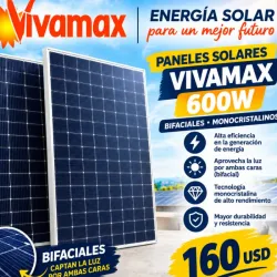 PANELES VIVAMAX 600W