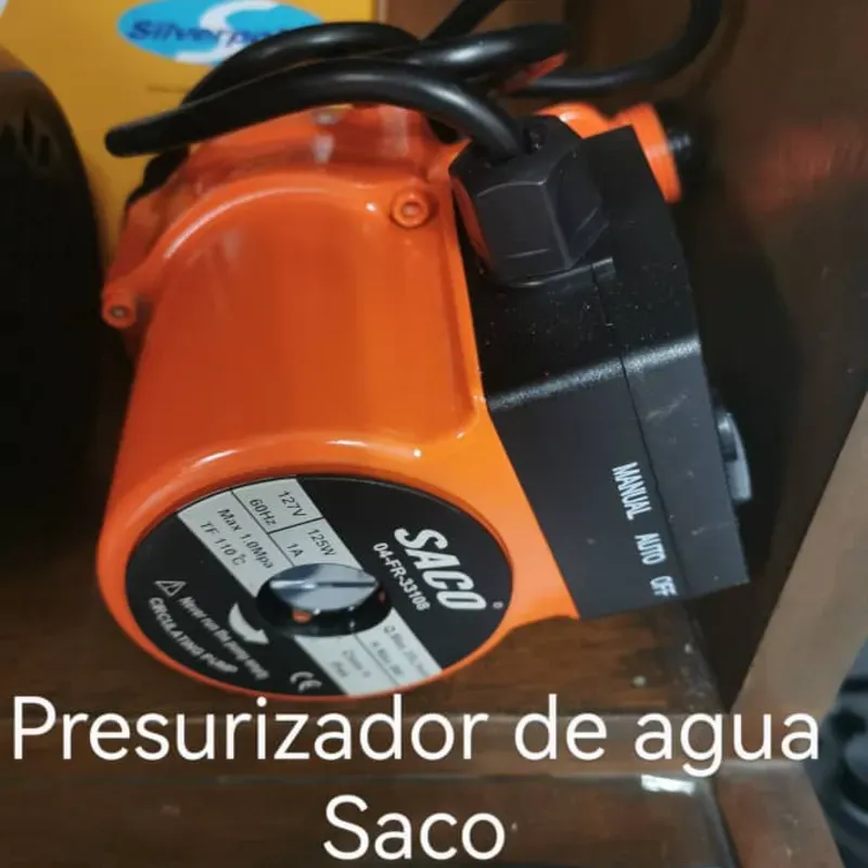 PRESURIZADOR DE AGUA SACO 62 USD