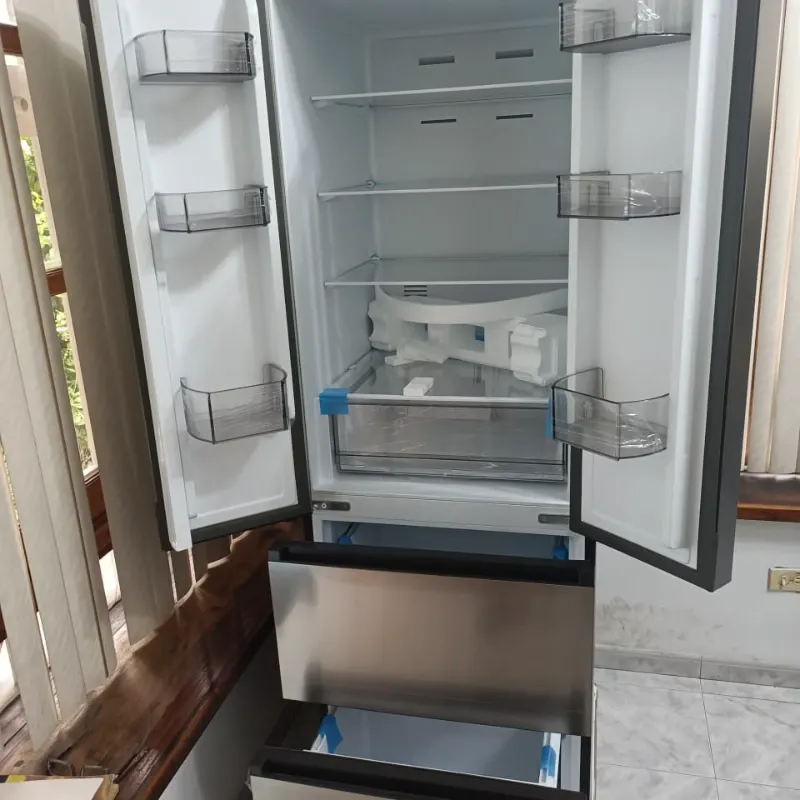 Refrigerador MILEXUS 15.2 pies de dos puertas y congelador de gavetas