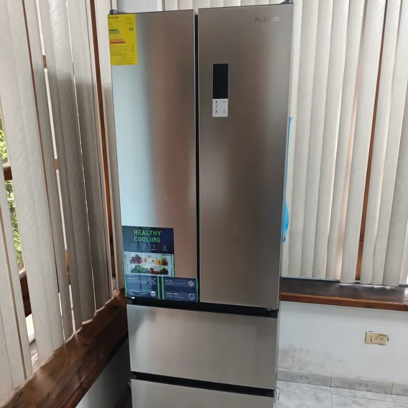 Refrigerador MILEXUS 15.2 pies de dos puertas y congelador de gavetas