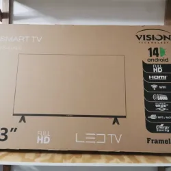SMART TV VISION 43" CAJITA INTERNA Y SOPORTE