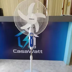Ventilador recargable Dawang con panel solar