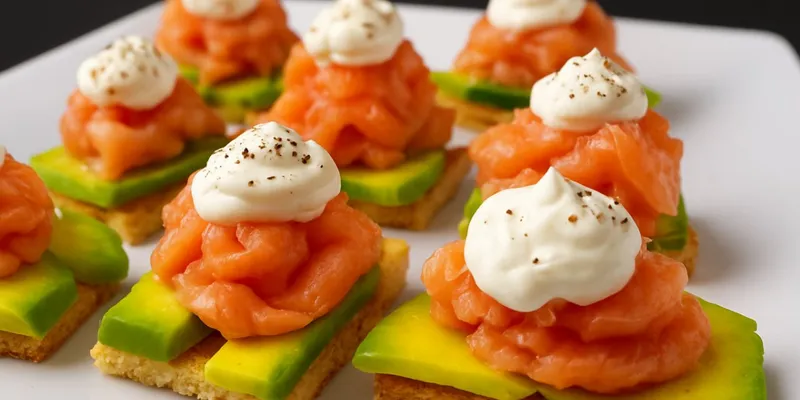 Amuse-bauches de salmón 