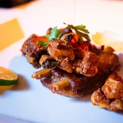 Costillas de cerdo fritas
