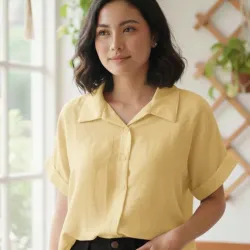 Camisa de mujer manga corta 