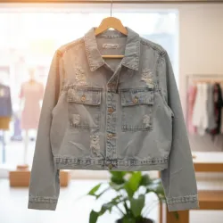 Chaqueta Mezclilla Rígida 