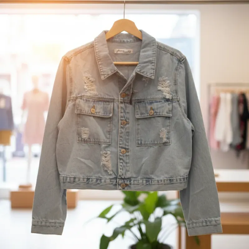 Chaqueta Mezclilla Rígida 