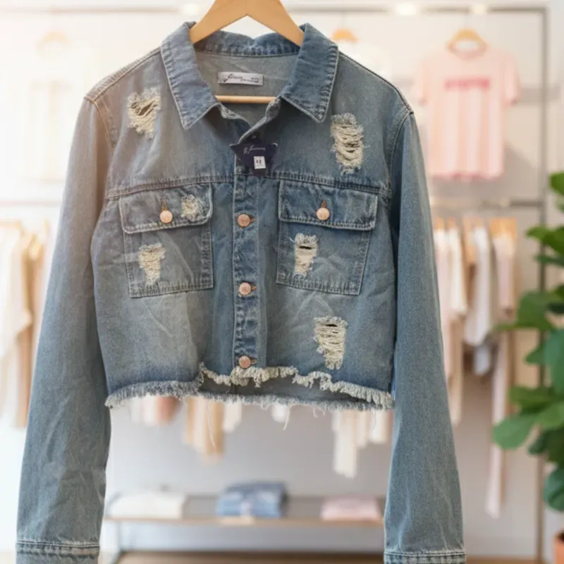 Chaqueta Mezclilla rígida 