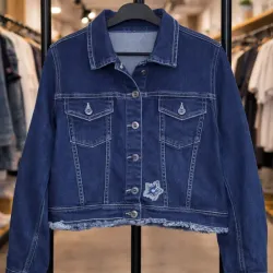 Chaquetas Mezclilla Rígida de mujer 