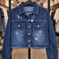 Chaquetas Mezclilla Rígida de mujer 