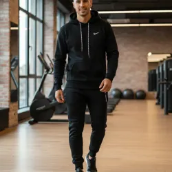 Conjunto de abrigo de hombres 