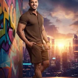 Conjunto de short de hombre 