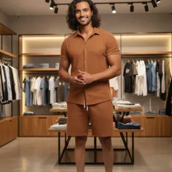 Conjunto de short de hombre 