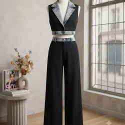 Conjunto elegante con Mezclilla