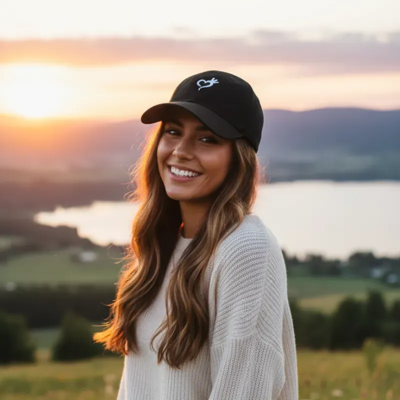 Gorra de Beisbol para mujer color negra