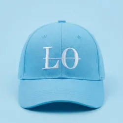 Gorra de color azul