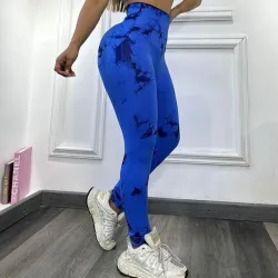 Licra levanta glúteos azul 
