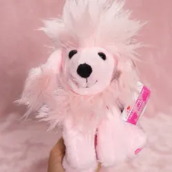 Peluche perrito rosado