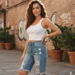 Pesquera Mezclilla de Mujer 