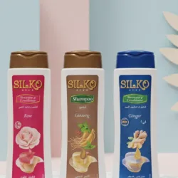 Pomos de champú con acondicionador