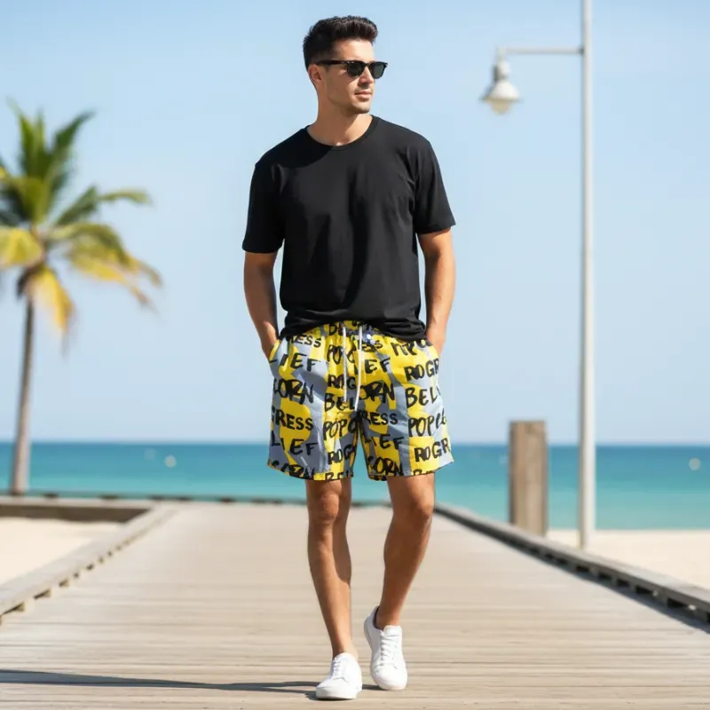 Short de playa de hombre 