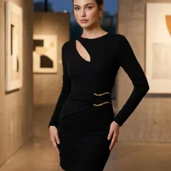 Vestido de mujer color negro