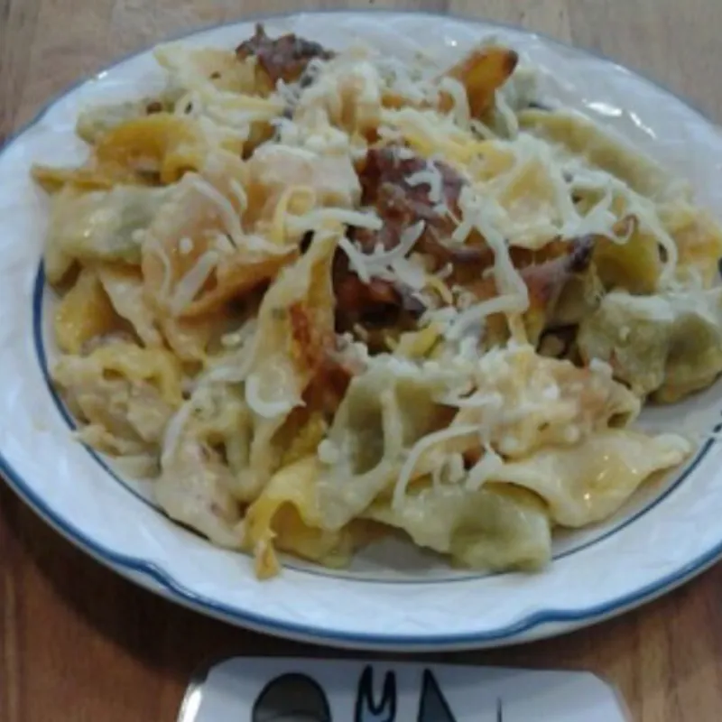 Fischietti with cream