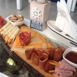 Cheese and sausage delicacy