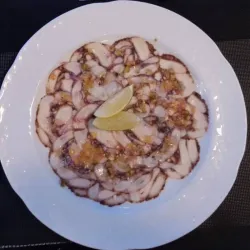 Octopus carpaccio