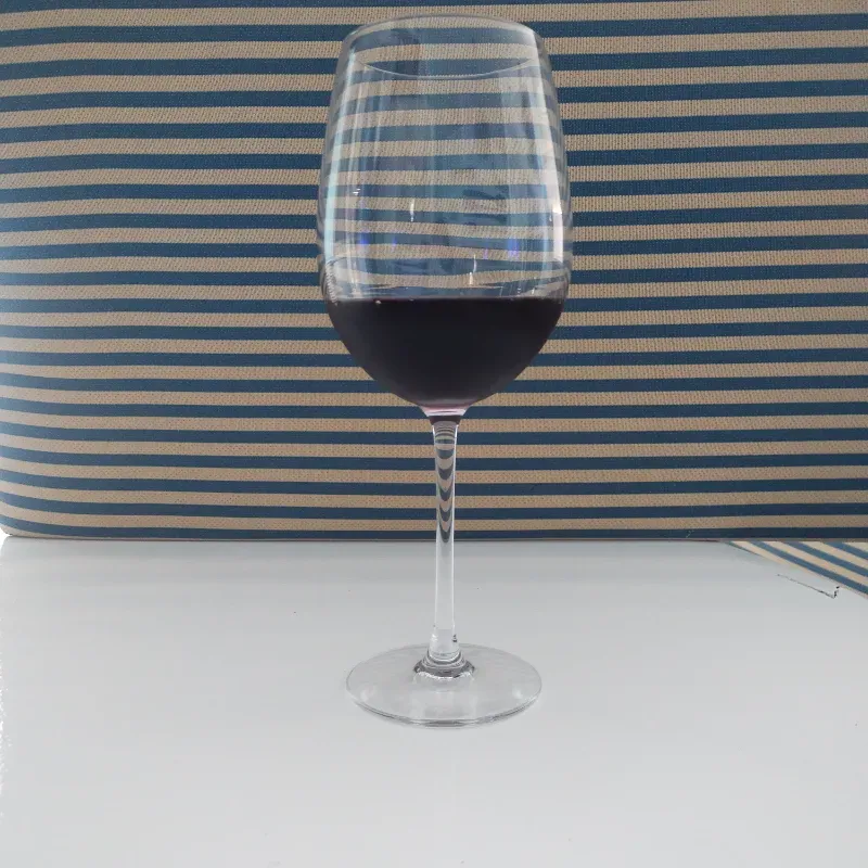 Red wine glass