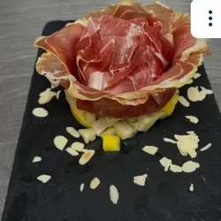 Serrano ham rose