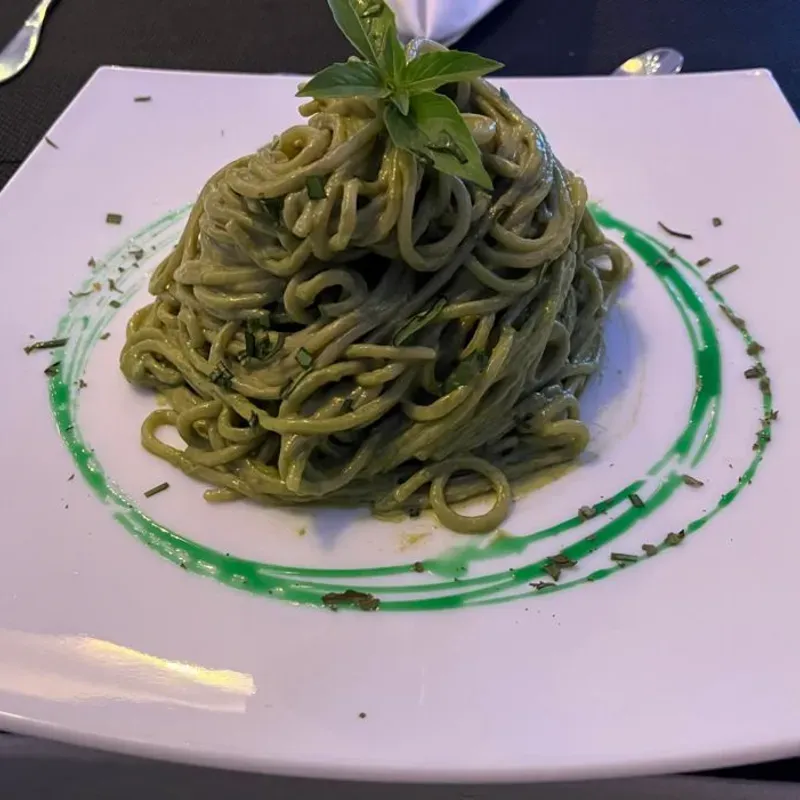 Pasta with pesto