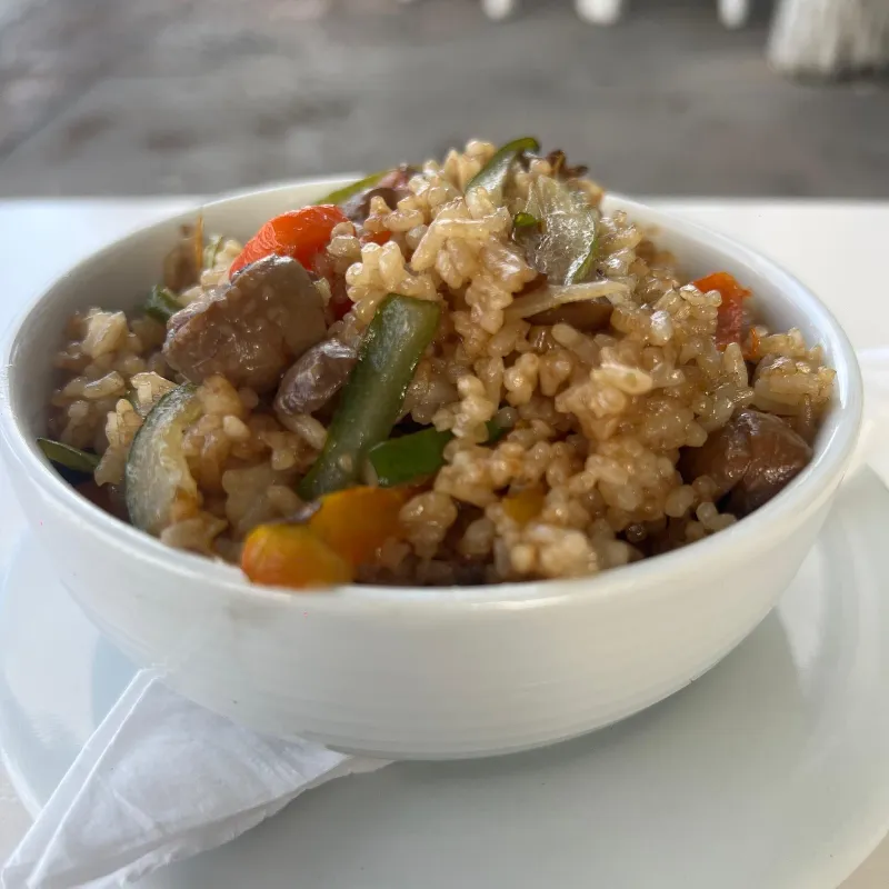 Arroz Salteado con Vegetales