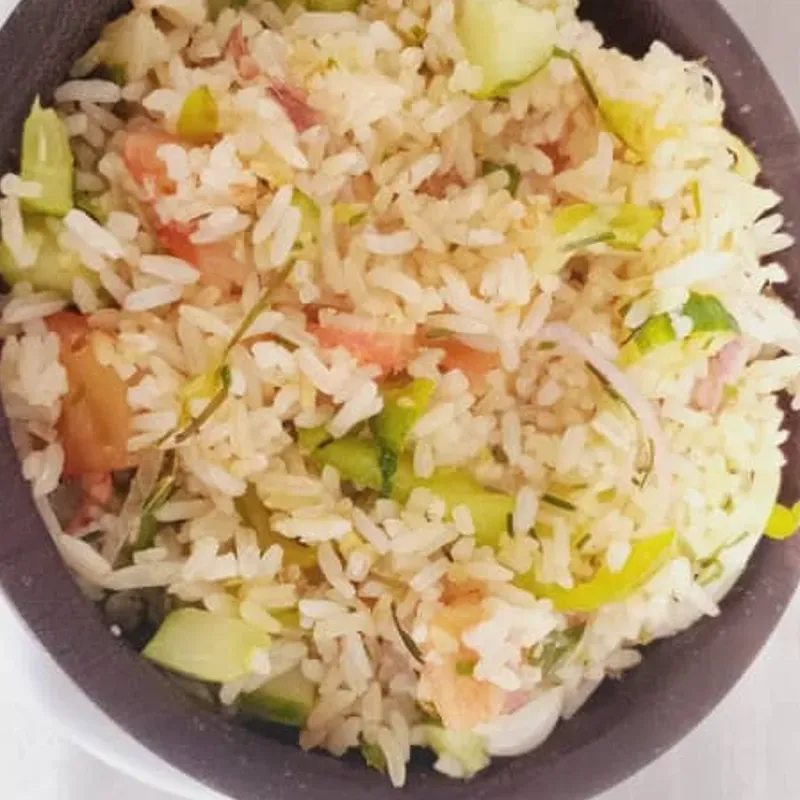 Arroz Salteado con Vegetales