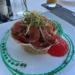 Camarón al ajo