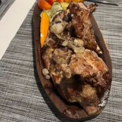 Chuleta de cerdo al carbon 