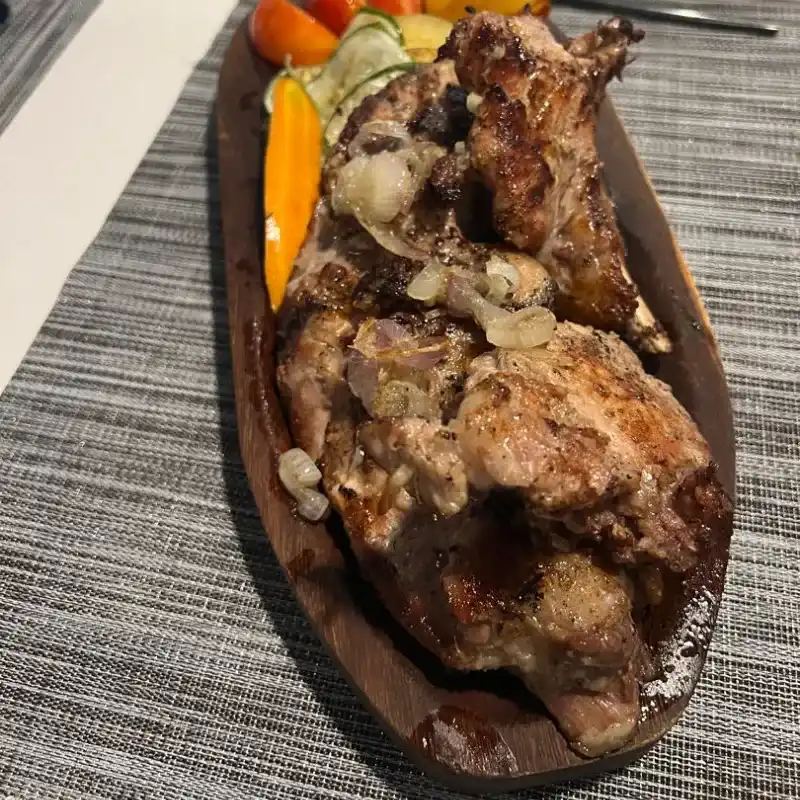 Chuleta de cerdo al carbon 