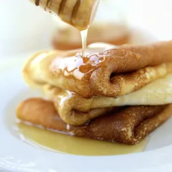 Crepes con miel