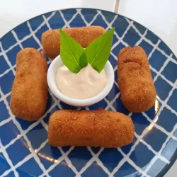 Croquetas de queso azul 