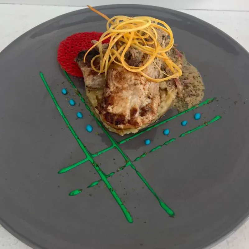 Filete de pescado a las finas hierbas
