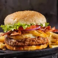 Hamburguesa hawaiana