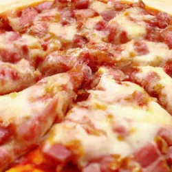 Pizza de jamón serrano