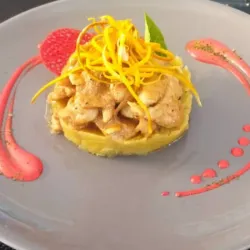 Pollo al aroma del Brandy