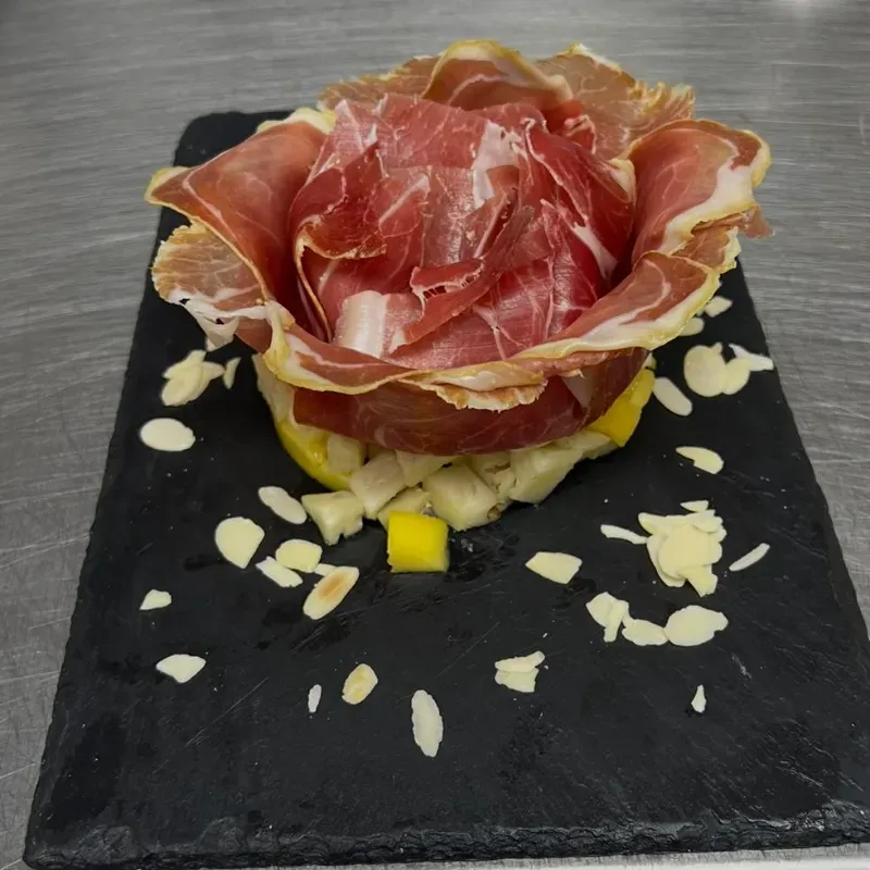 Rosa de jamon serrano